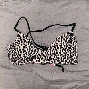 Animal Print Swimsuit Top